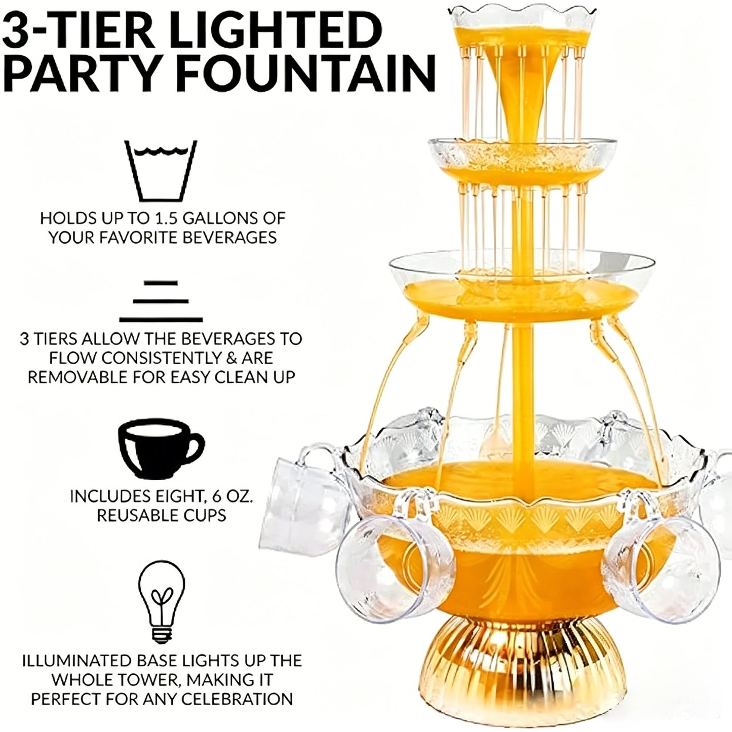 Party Drink Fountain Machine