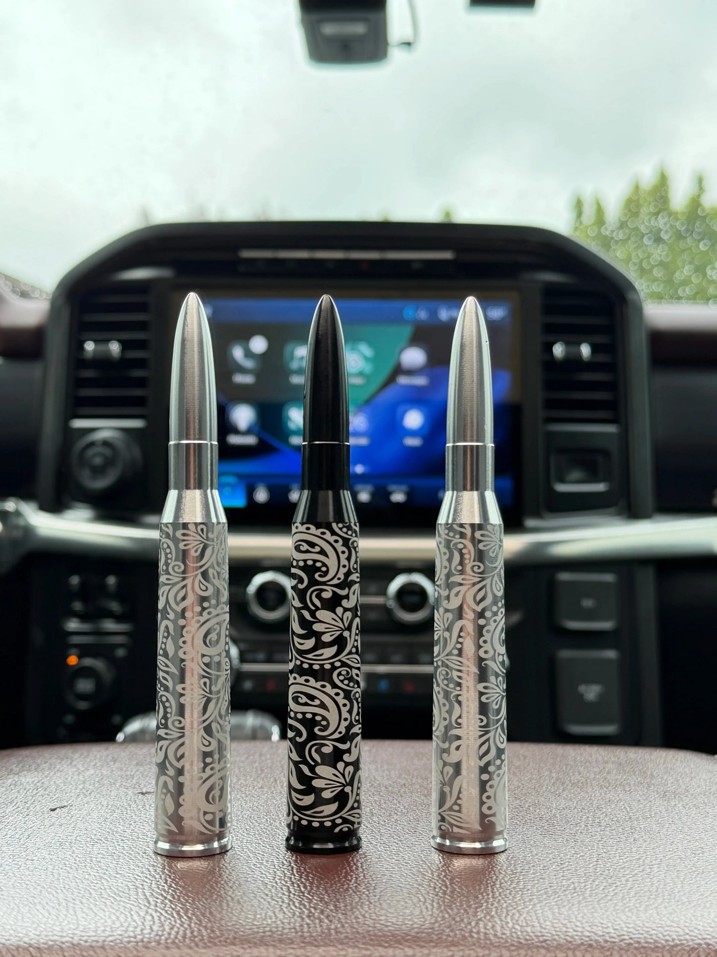 Custom Engraved Bullet Antenna (not real bullet)