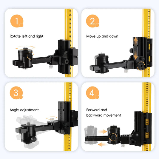 3-6M Laser Level Telescopic Support Pole
