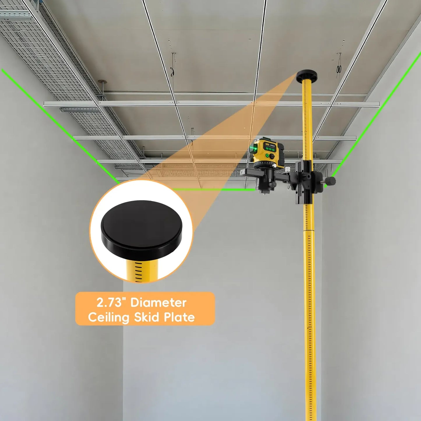3-6M Laser Level Telescopic Support Pole