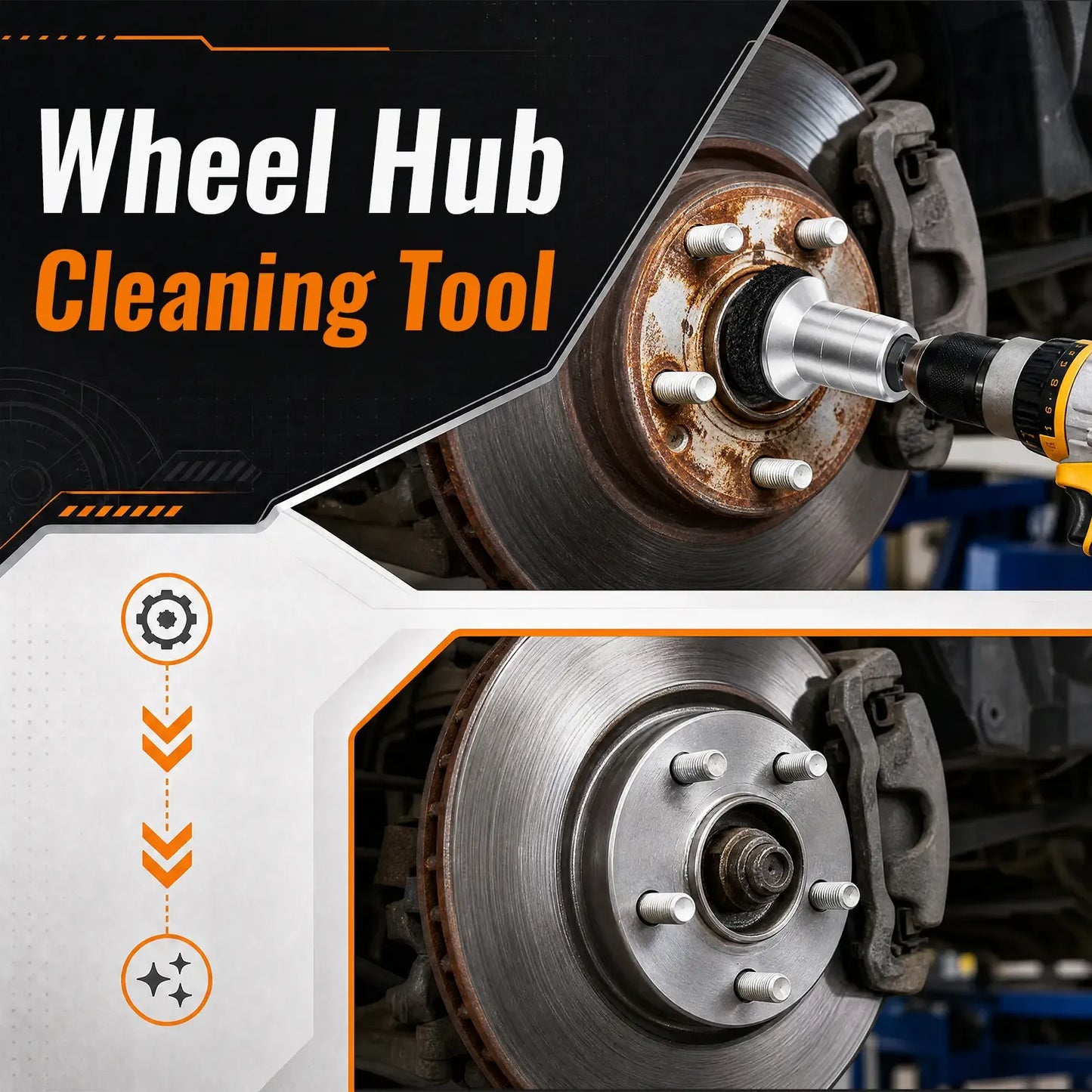 Auto Wheel Hub Polishing Cleaning Kit